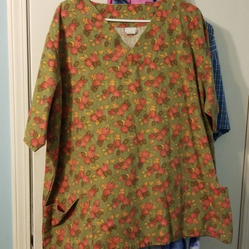 Apple scrub top